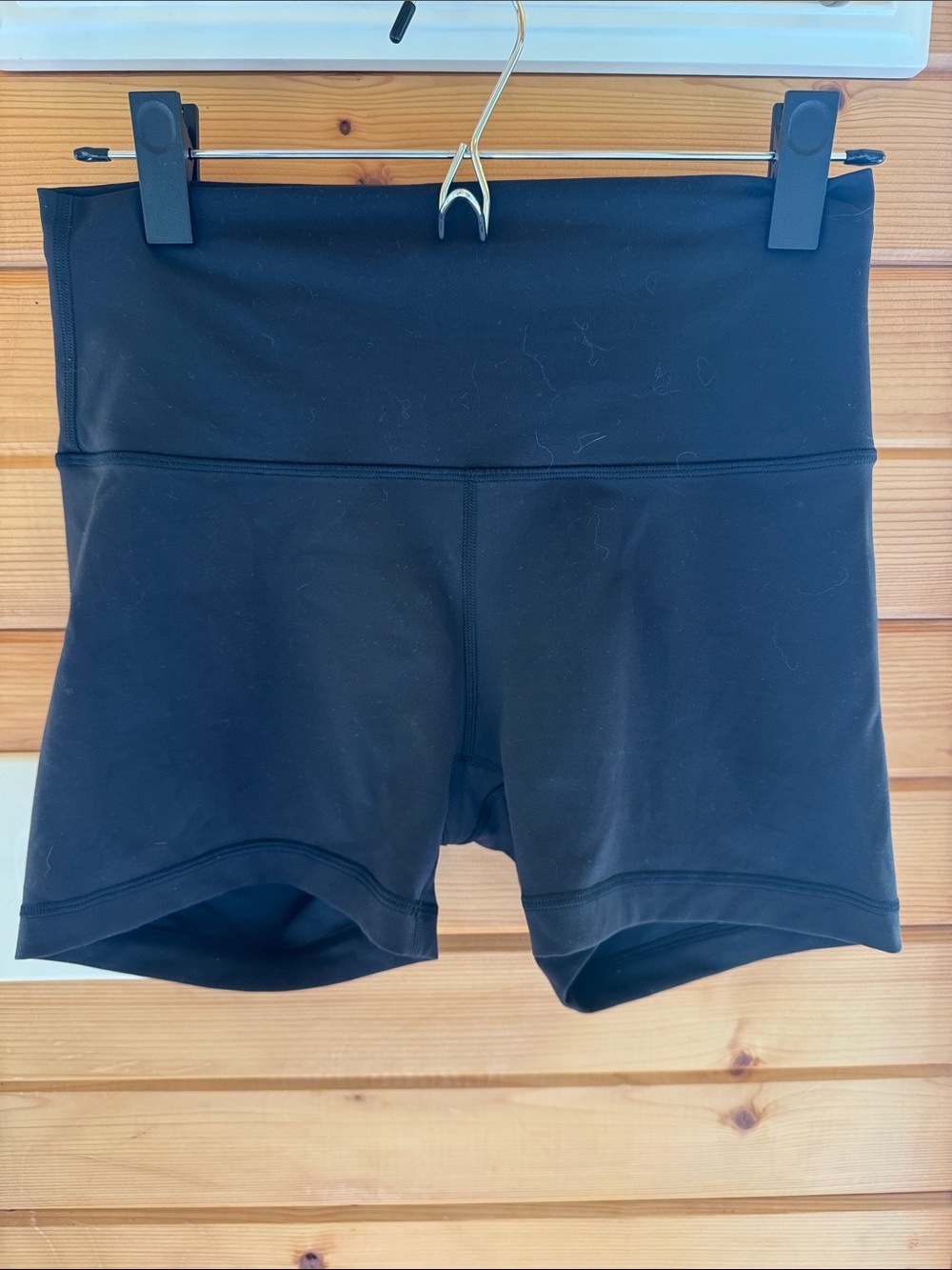 lululemon athletica Black High-Rise Bike Shorts